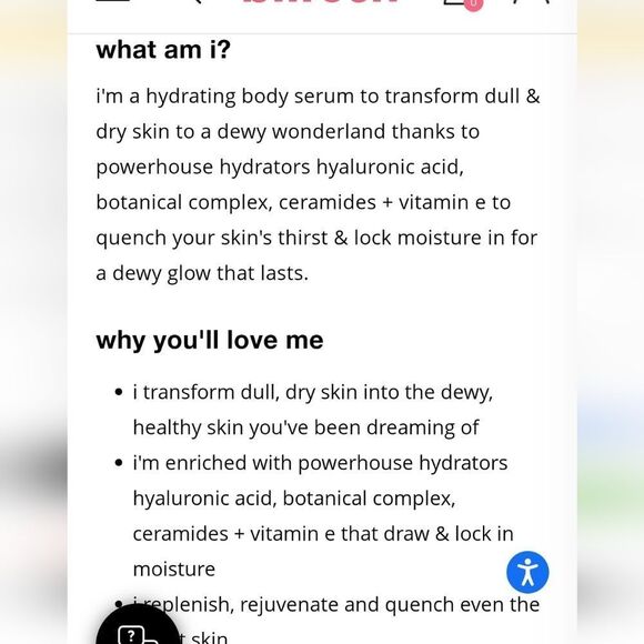 B.Fresh From Dull To Dewy Hydrating Body Serum - Picture 6 of 6